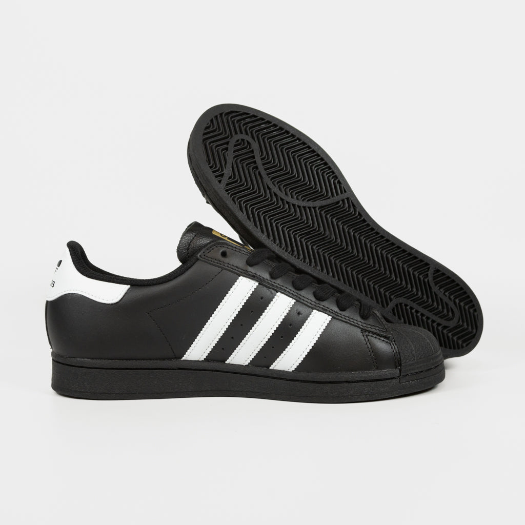 Adidas Skateboarding - Superstar ADV Shoes - Core Black / White ...