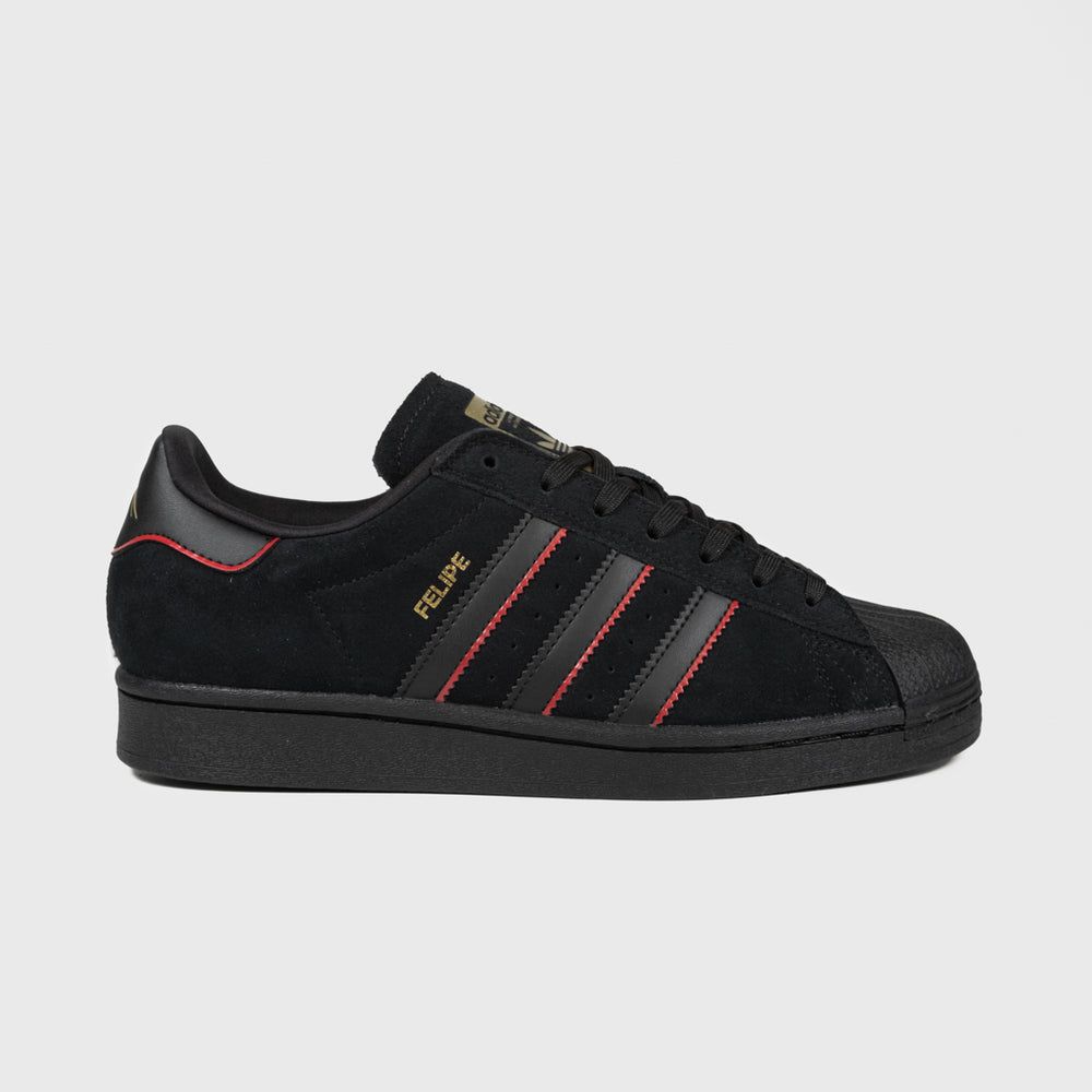 Adidas Skateboarding Black Superstar ADV Shoes