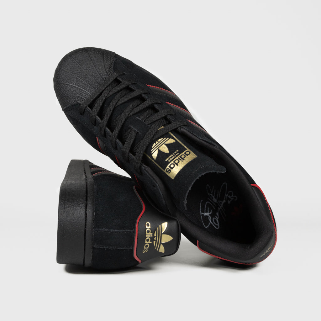 Adidas Skateboarding Black Superstar ADV Shoes