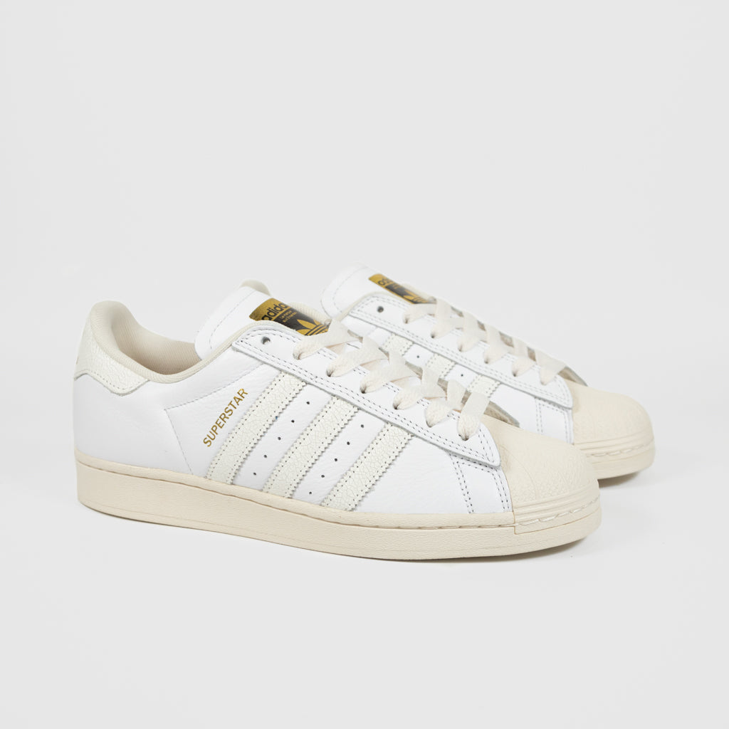 All white adidas skate shoes best sale