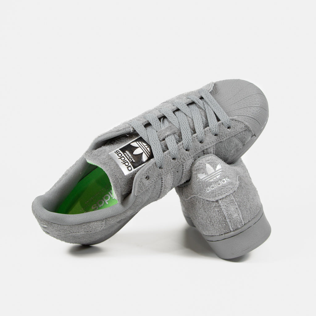 Adidas Skateboarding - Superstar ADV Shoes - Grey Three / Cobalt Black Welcome Skate Store Adidas Skateboarding - Superstar ADV Shoes - Grey Three / Cobalt Black Welcome Skate Store