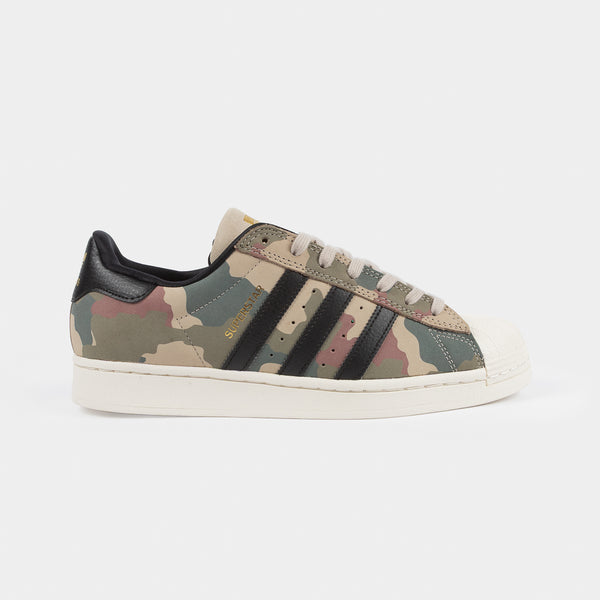 Adidas Skateboarding - Superstar ADV Shoes - Khaki Three / Core Black / Chalk White