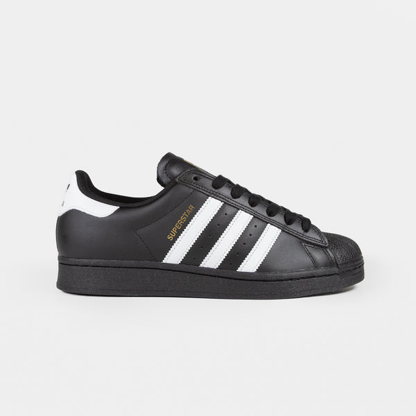 Adidas Skateboarding - Superstar ADV (Leather) Shoes - Core Black / Footwear White / Footwear White