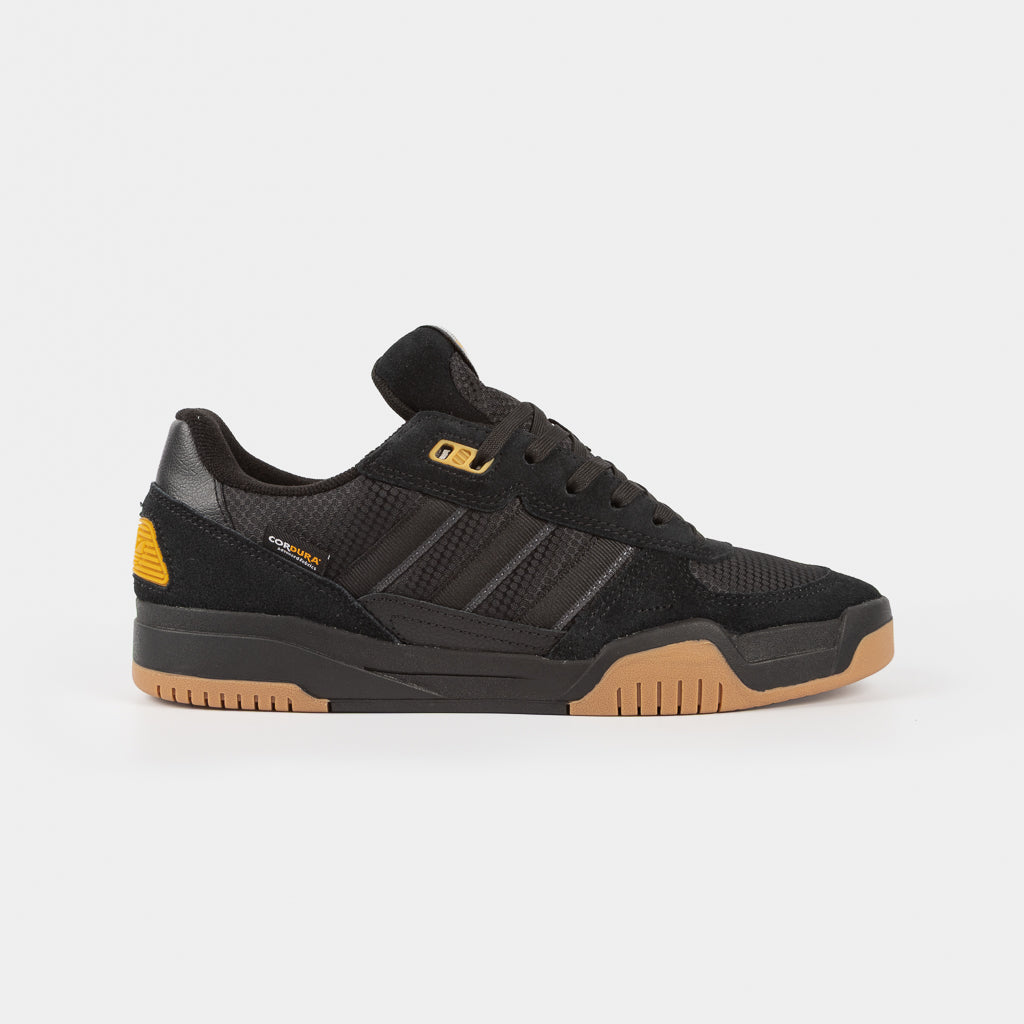 Adidas Skateboarding Black Tekkira Cup Shoes With Gum Sole