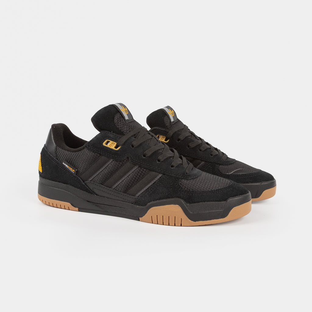 Adidas Skateboarding Black Tekkira Cup Shoes With Gum Sole