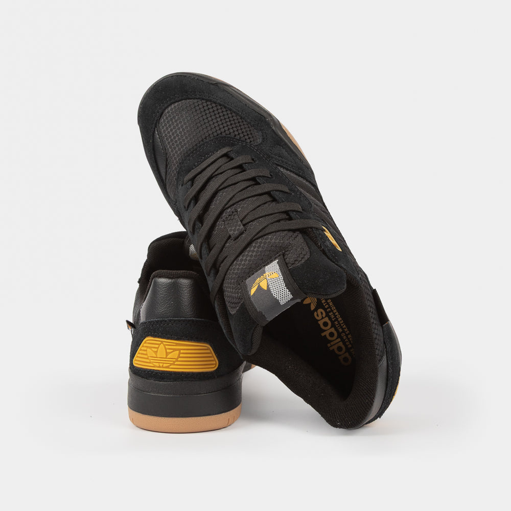 Adidas Skateboarding Black Tekkira Cup Shoes With Gum Sole