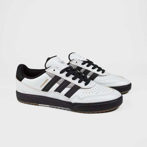 Adidas Skateboarding - Tyshawn II Shoes - Crystal White / Core Black / Charcoal Solid Grey