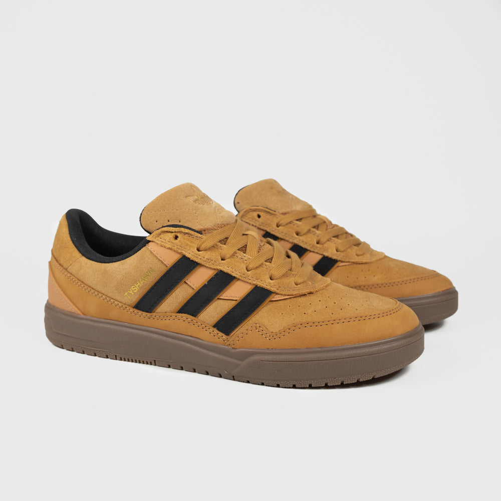 Adidas Skateboarding Mesa Tan Brown Tyshawn II Shoes 