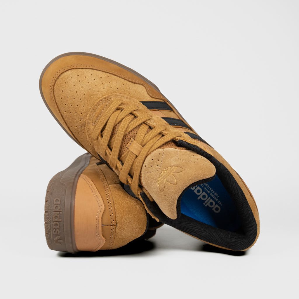 Adidas Skateboarding Mesa Tan Brown Tyshawn II Shoes 