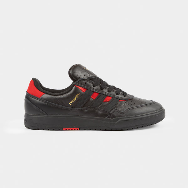 Adidas Skateboarding - Tyshawn Jones Low Pro Shoes - Core Black / Better Scarlet