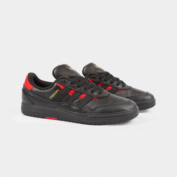 Adidas Skateboarding - Tyshawn Jones Low Pro Shoes - Core Black / Better Scarlet