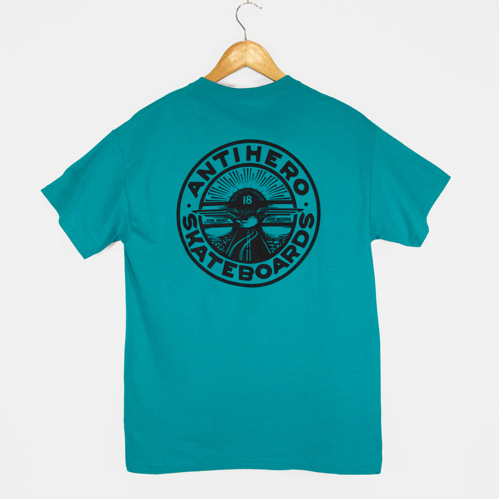 Anti Hero Skateboards Stay Ready Jade Green T-Shirt