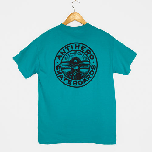 Anti Hero Skateboards - Stay Ready T-Shirt - Jade Dome / Black