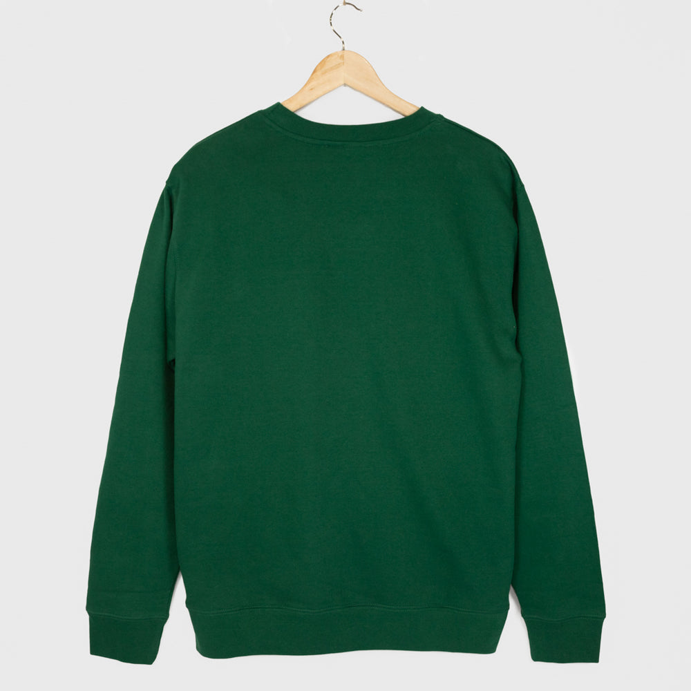 Anti Hero Skateboards - Eagle Crewneck Sweatshirt - Dark Green / Black