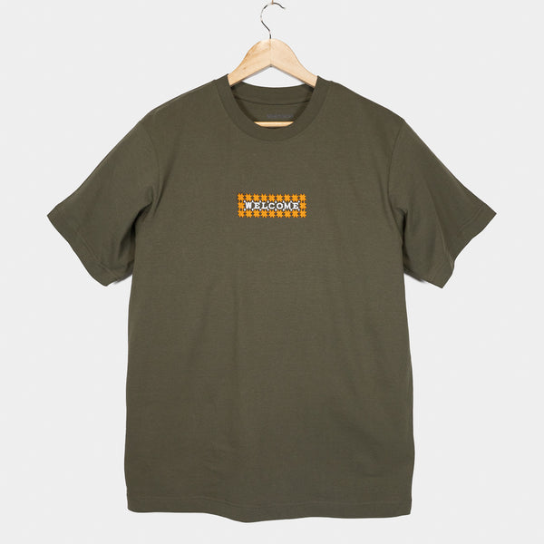 Welcome Skate Store - Blanket T-Shirt - Khaki