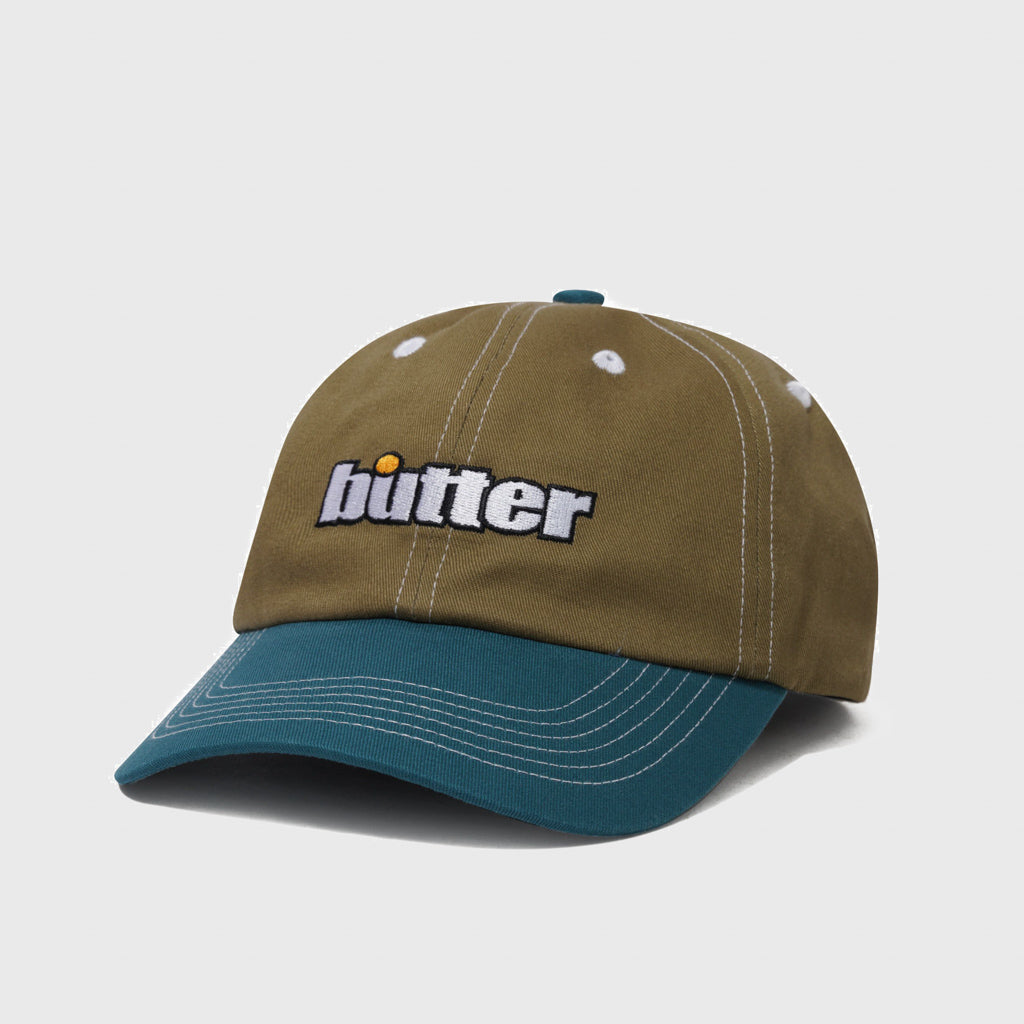 Butter Goods Canteen And Teal Ace 6 Panel Cap
