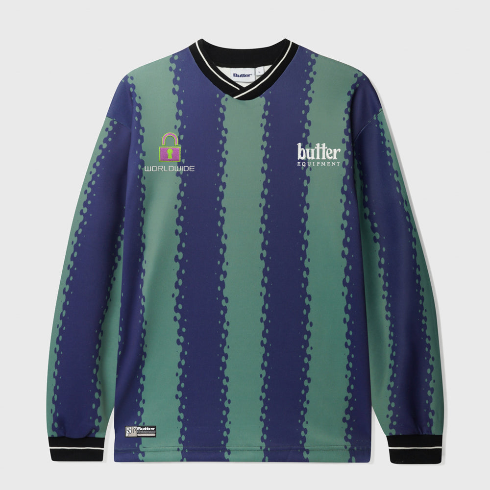 Butter Goods - All City Longsleeve Jersey - Navy / Army