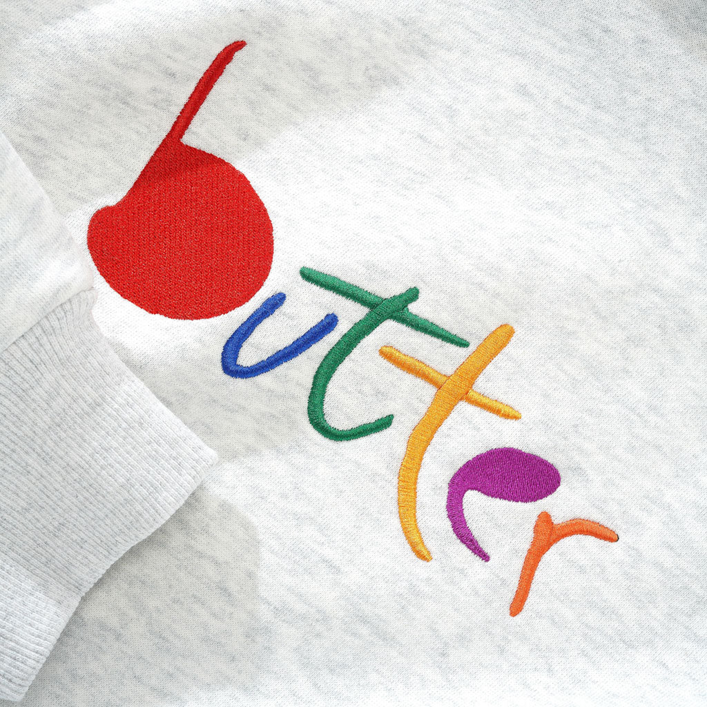 Butter Goods - Art Pullover Hooded Sweatshirt - Ash