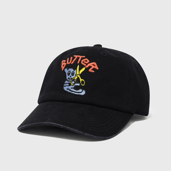 Butter Goods - Bear 6 Panel Cap - Black