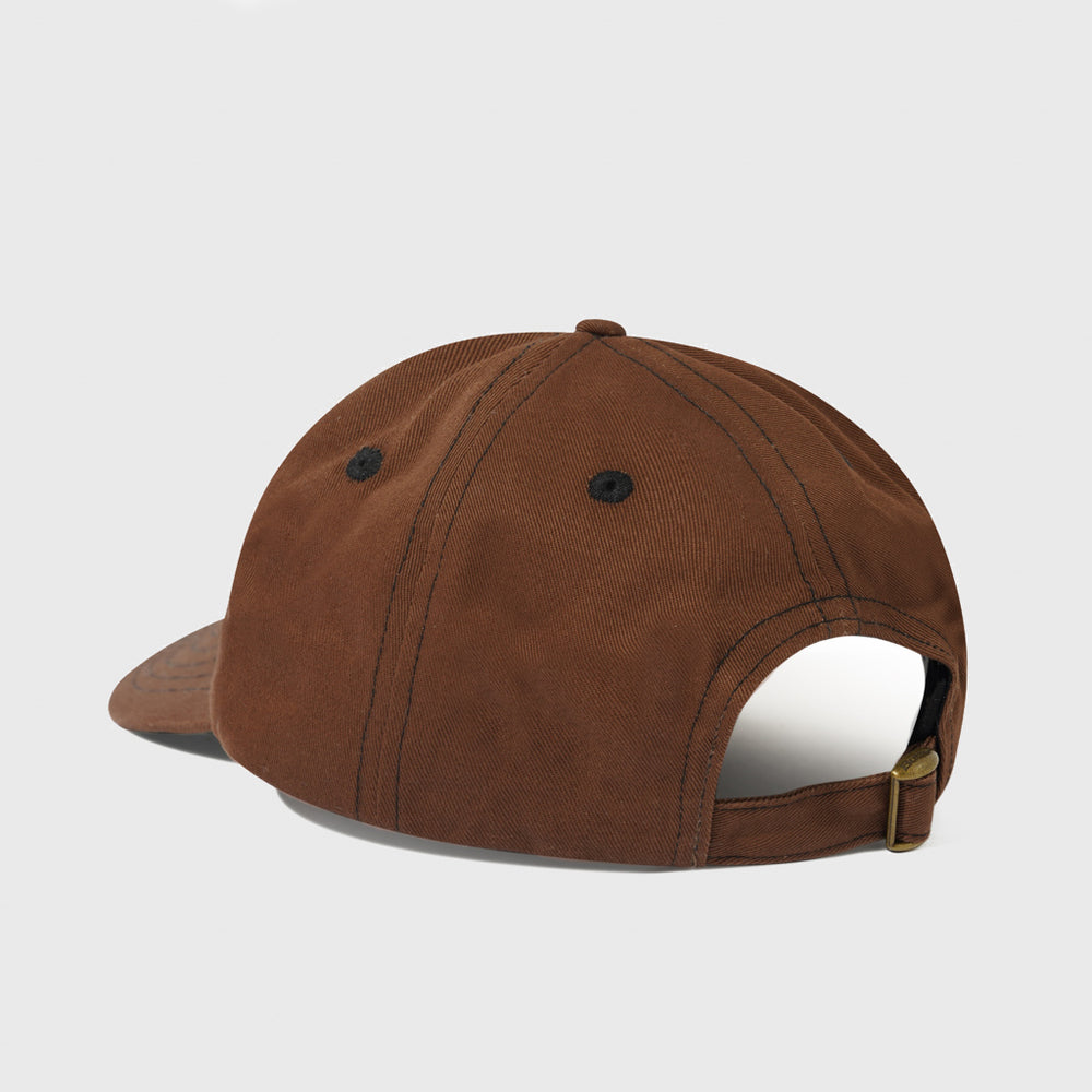 Butter Goods - Frenzy 6 Panel Cap - Walnut