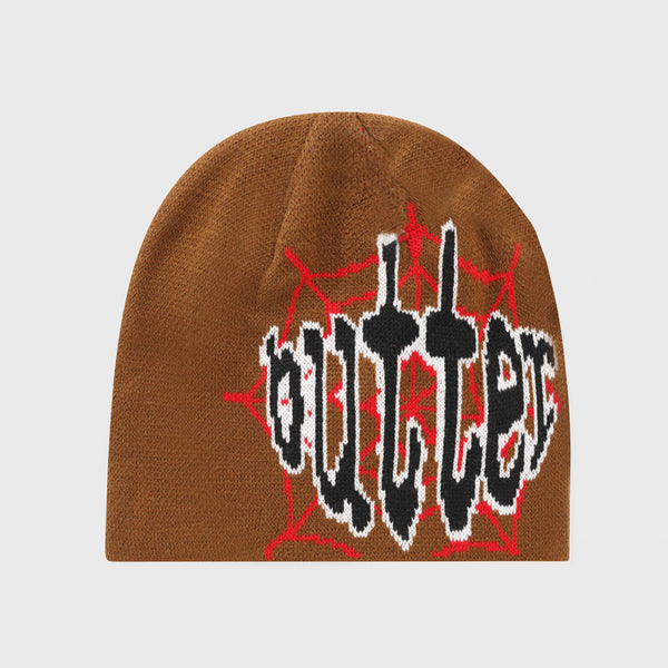 Butter Goods - Frenzy Skully Beanie - Brown