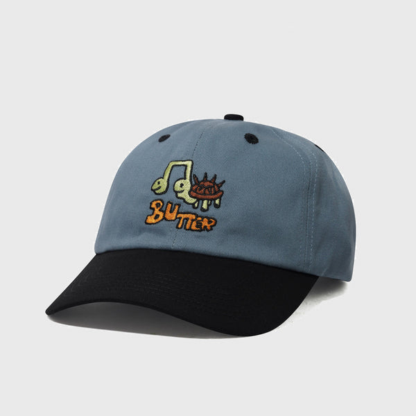 Butter Goods - Turtle 6 Panel Cap - Ocean / Black