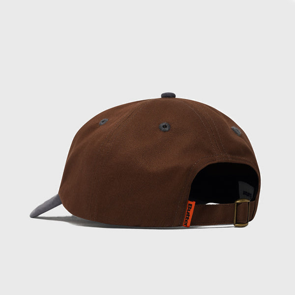 Butter Goods - Turtle 6 Panel Cap - Walnut / Steel