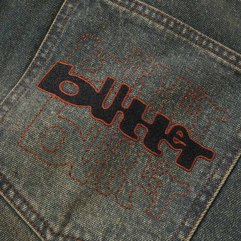 Butter Goods - Warped Denim Jeans - Dirty Wash Indigo