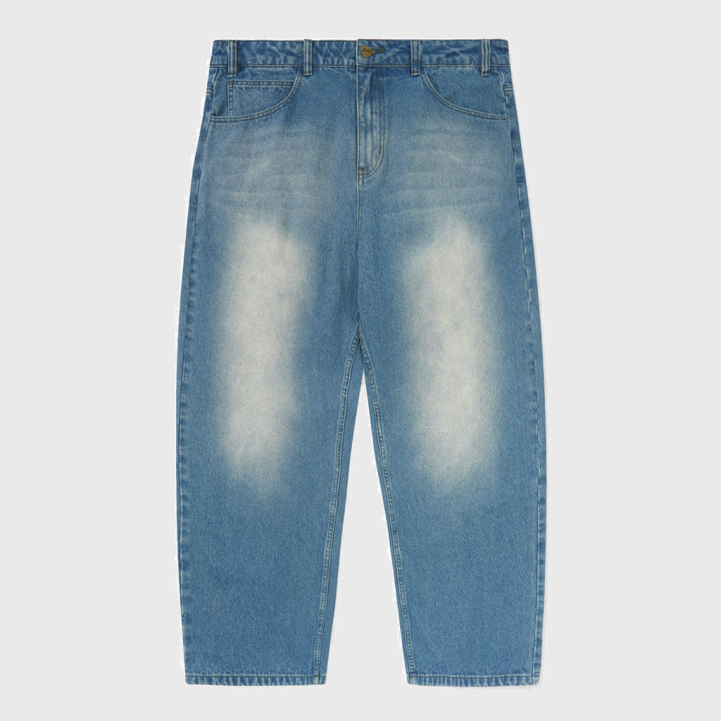 Butter Goods - Warped Denim Jeans - Washed Mid Blue