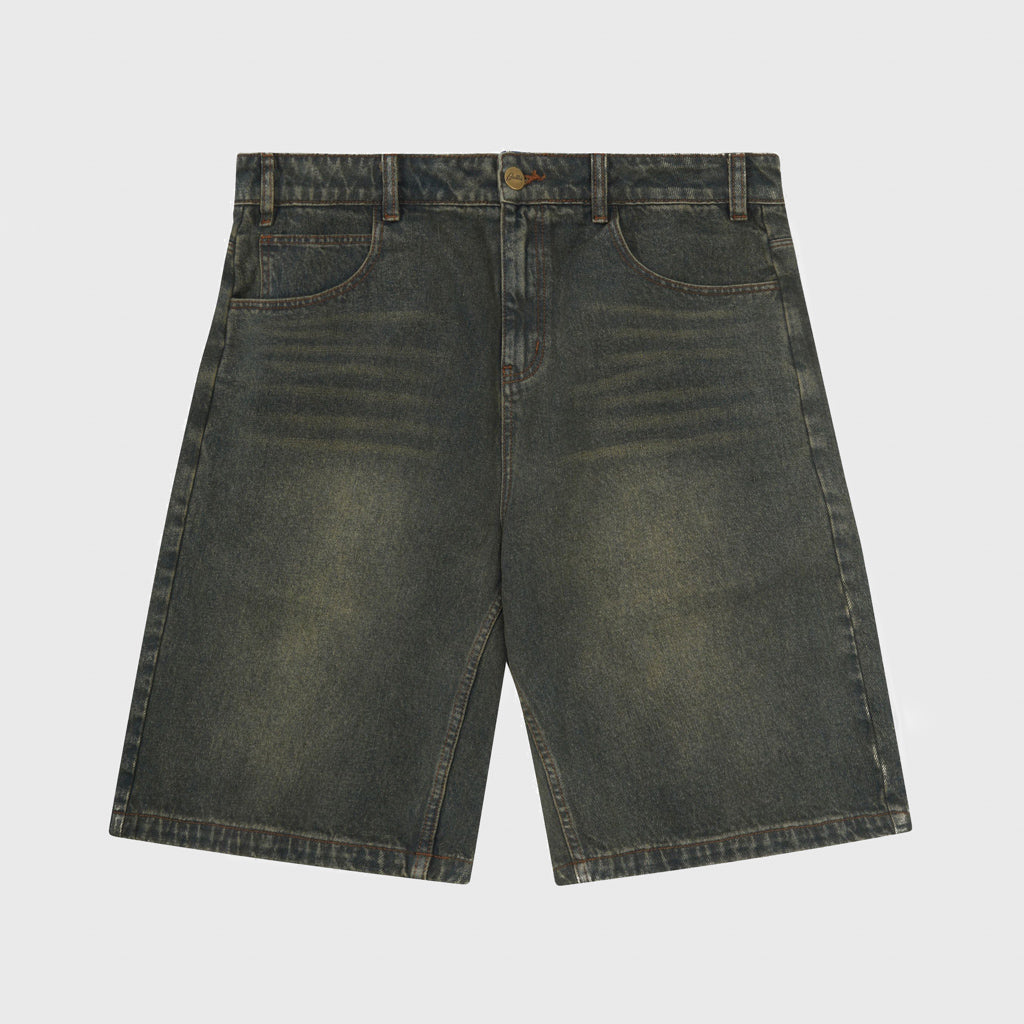 Butter Goods - Warped Denim Shorts - Dirty Wash Indigo