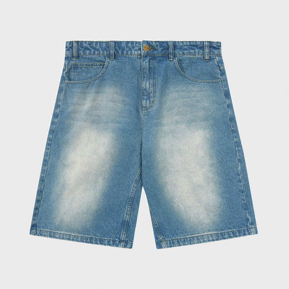 Butter Goods - Warped Denim Shorts - Washed Mid Blue