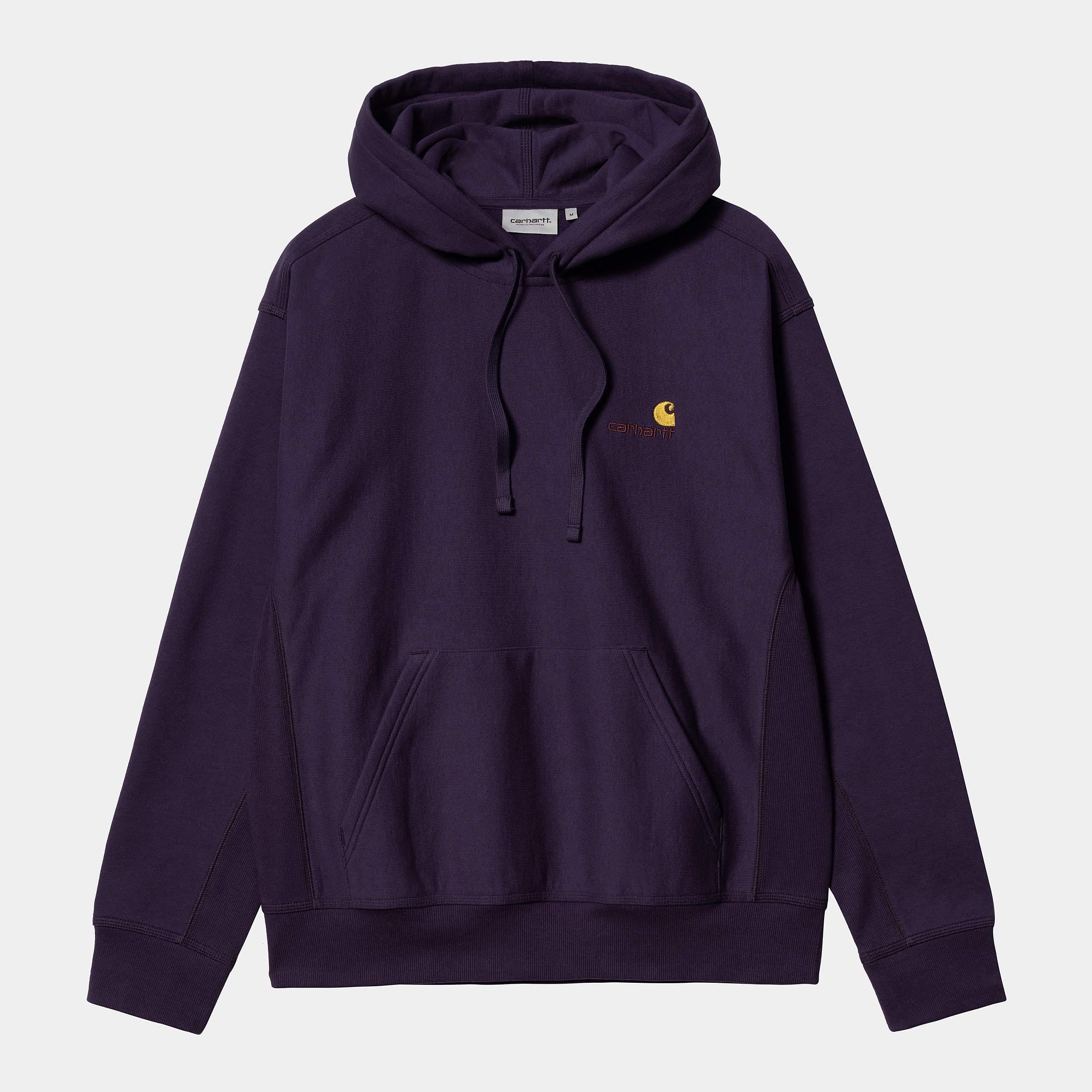 Carhartt WIP American Script Hooded Sweatshirt Cassis