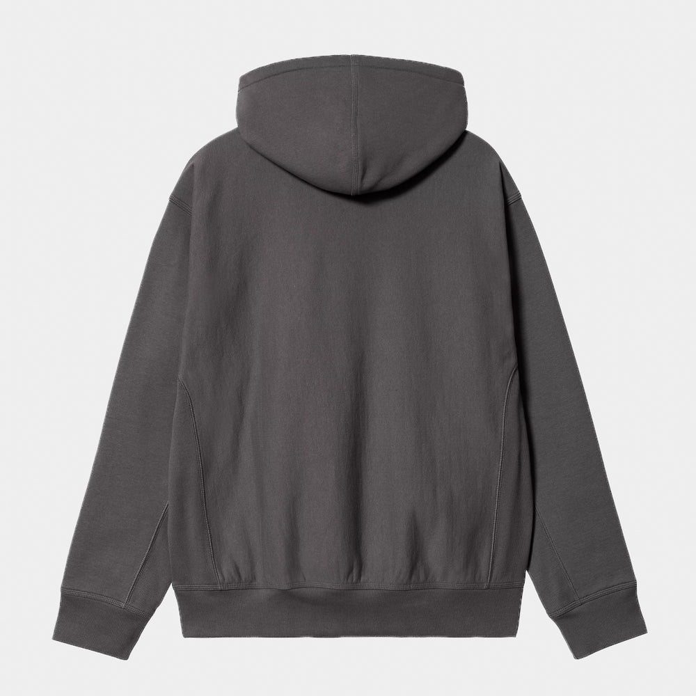 Carhartt WIP - American Script Pullover Hooded Sweatshirt - Graphite