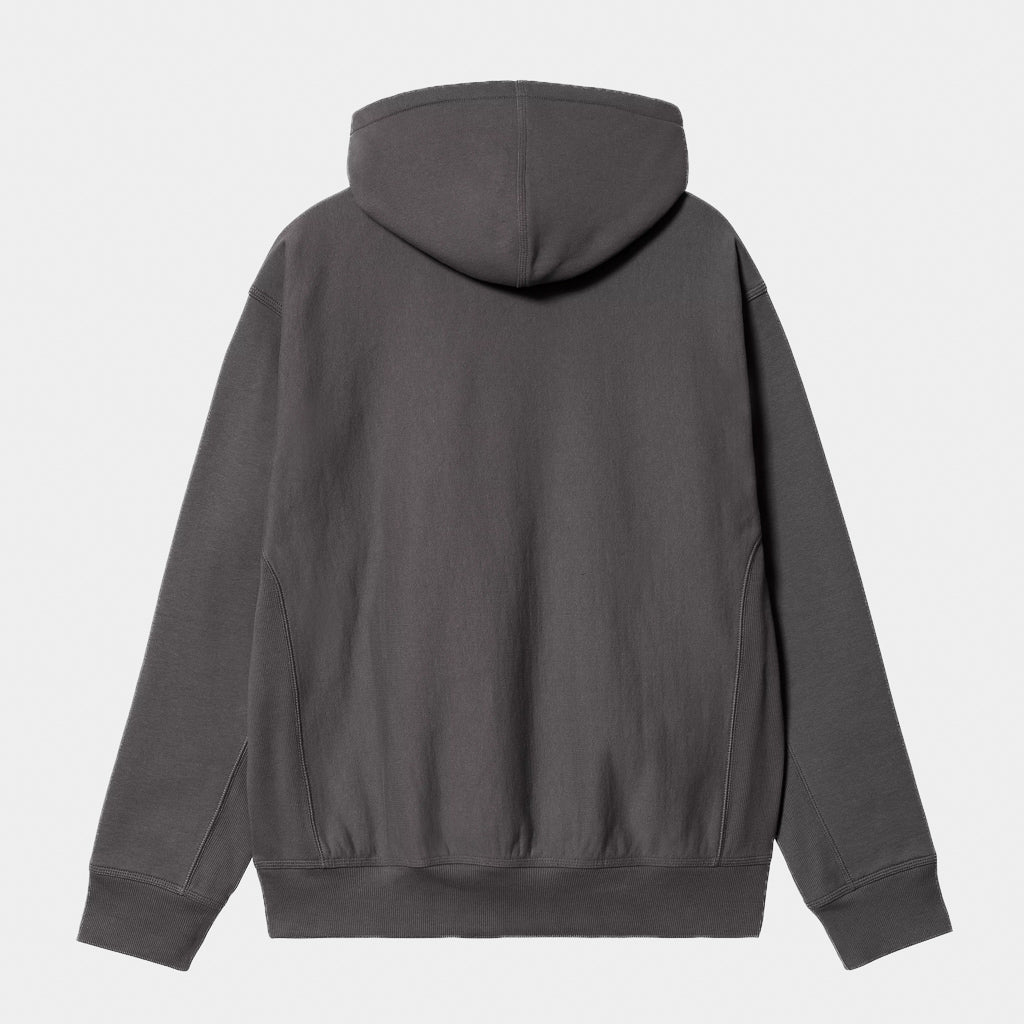 Carhartt WIP - American Script Pullover Hooded Sweatshirt - Graphite