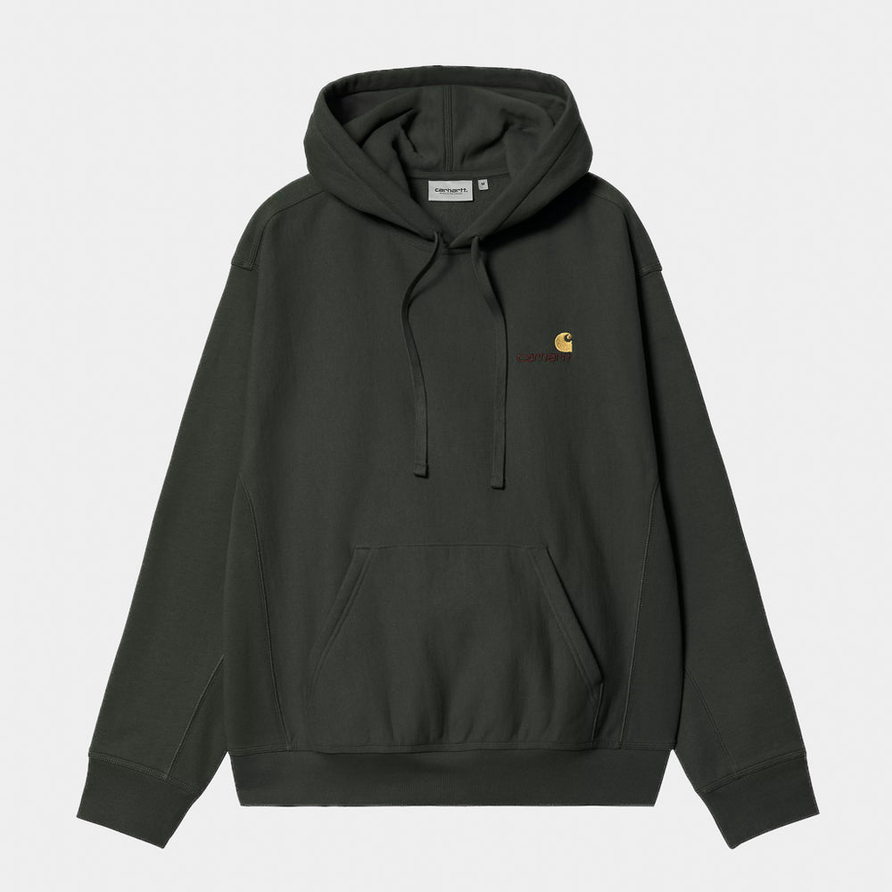 Carhartt WIP - American Script Pullover Hooded Sweatshirt - Raven