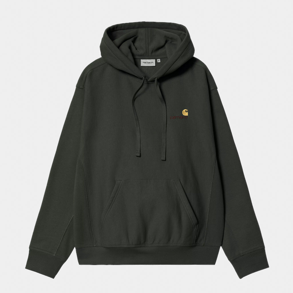 Carhartt WIP - American Script Pullover Hooded Sweatshirt - Raven