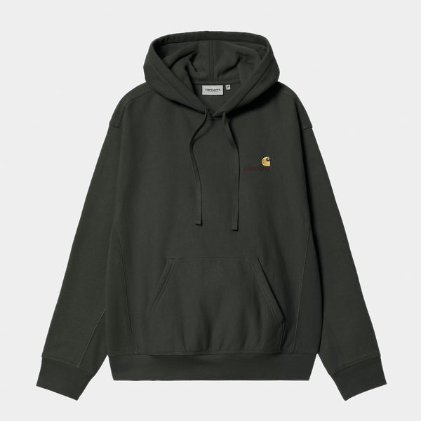 Carhartt WIP - American Script Pullover Hooded Sweatshirt - Raven