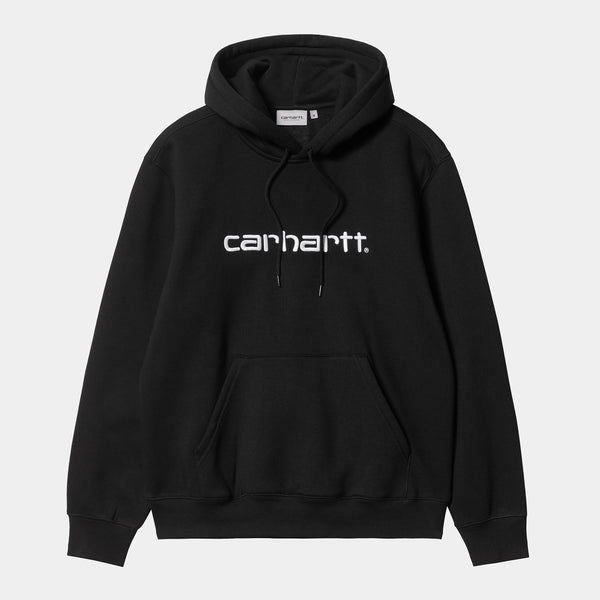 Carhartt WIP - Carhartt Pullover Hooded Sweatshirt - Black / White