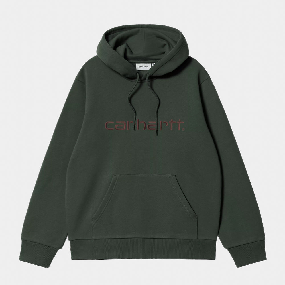Carhartt WIP - Carhartt Pullover Hooded Sweatshirt - Dark Scarab / Palisander