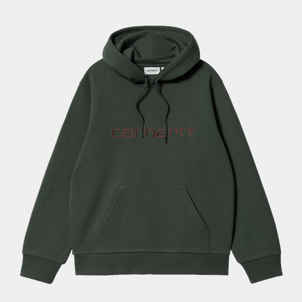 Carhartt WIP - Carhartt Pullover Hooded Sweatshirt - Dark Scarab / Palisander