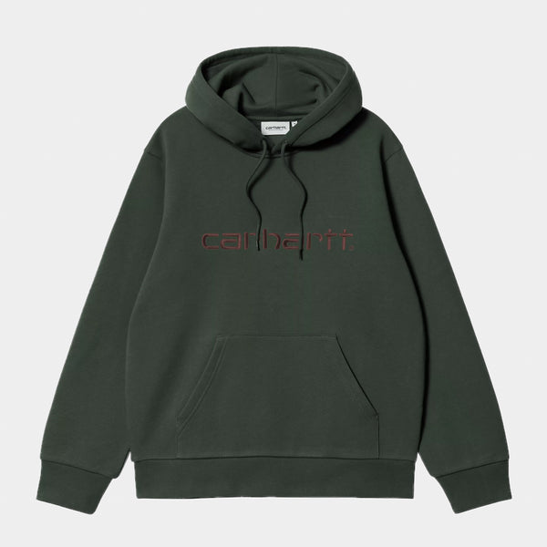 Carhartt WIP - Carhartt Pullover Hooded Sweatshirt - Dark Scarab / Palisander