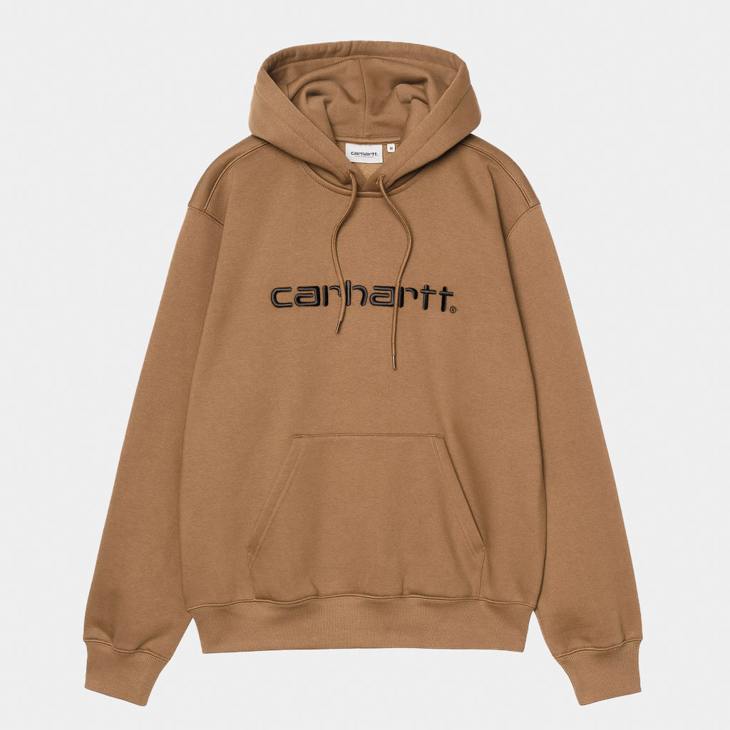 Carhartt WIP - Carhartt Pullover Hooded Sweatshirt - Hamilton Brown / Black