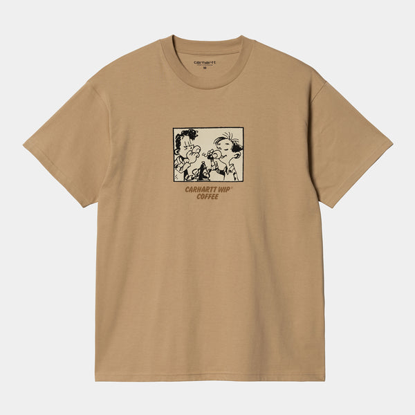 Carhartt WIP - Coffee T-Shirt - Dusty Hamilton Brown
