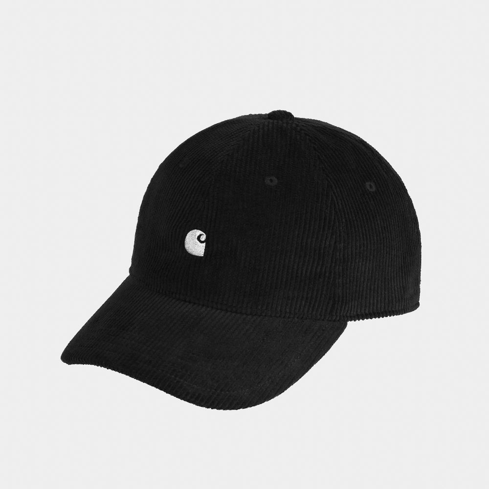 Carhartt WIP - Harlem Cord Cap - Black / White