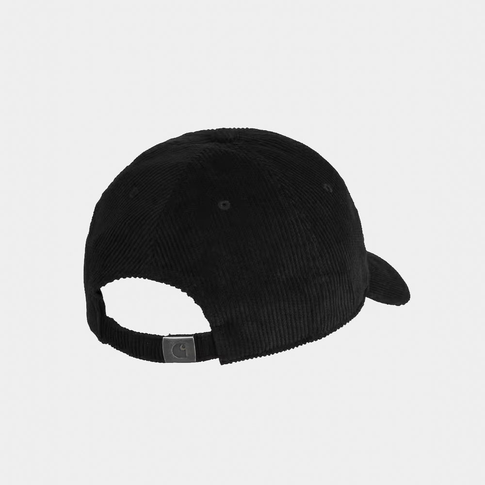 Carhartt WIP - Harlem Cord Cap - Black / White