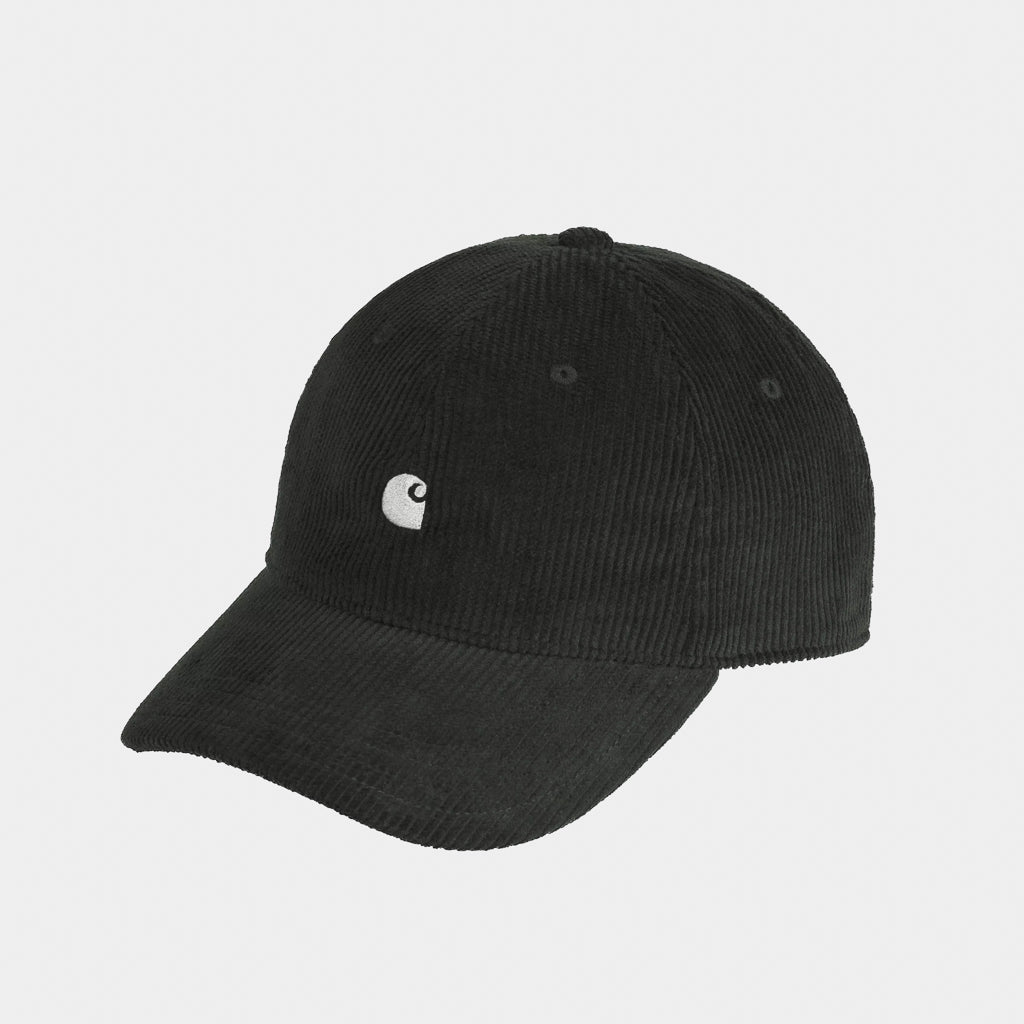 Carhartt WIP - Harlem Cord Cap - Raven / White