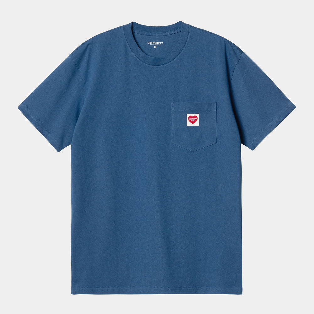 Carhartt WIP Liberty Blue Heart Pocket T-Shirt