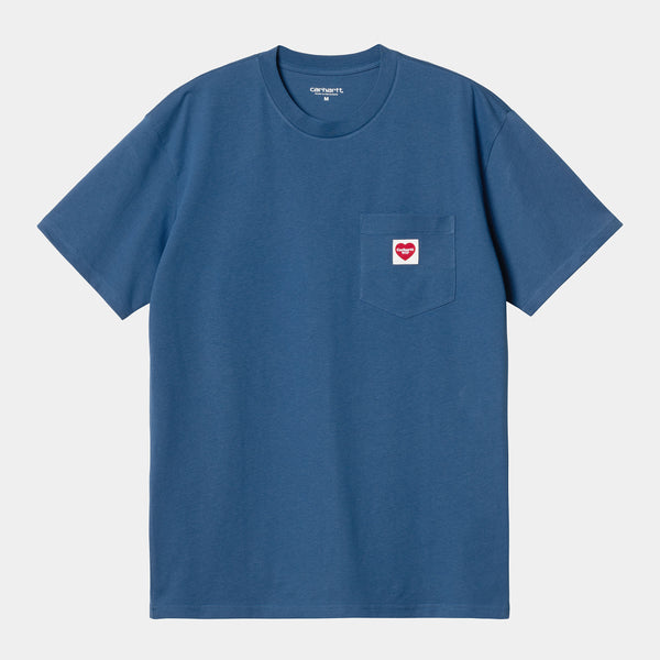 Carhartt WIP - Heart Pocket T-Shirt - Liberty Blue