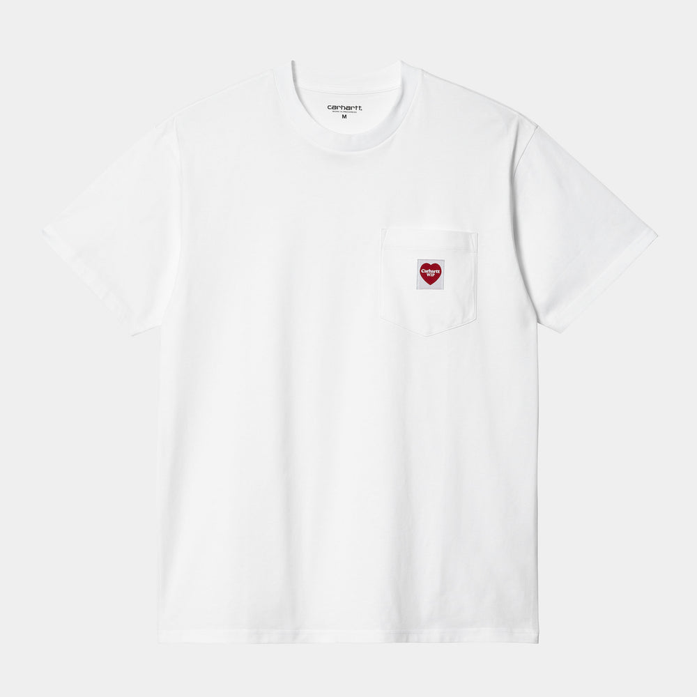 Carhartt WIP White Heart Pocket T-Shirt
