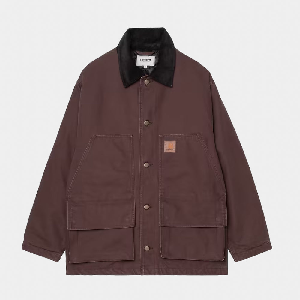 Carhartt WIP - Lander Jacket - Palisander / Black (Stone Washed)